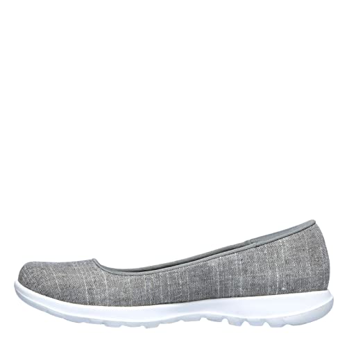 Skechers Damen Go Walk Lite – 136001 Ballerinas, grau, 37 EU von Skechers