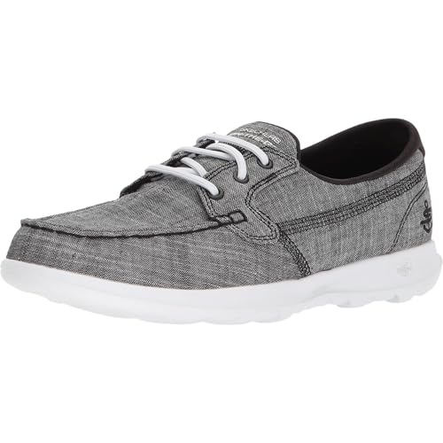Skechers Damen Go Walk Lite-15433 Bootsschuh, schwarz/weiß, 36 EU von Skechers