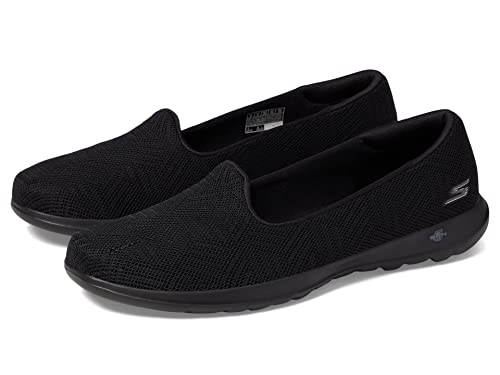 Skechers Damen Go Walk Lite – Sweet Gal Ballerinas, schwarz/schwarz, 37 EU von Skechers