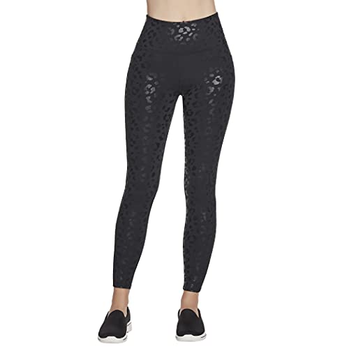 Skechers Damen Go Walk hoher Taille Leggings, Schatten-Leopardenmuster, 3X-Groß von Skechers