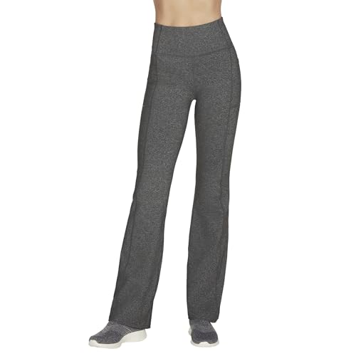 Skechers Damen Gowalk Evolution Flare Pant Ii Leggings, anthrazit, Mittel von Skechers