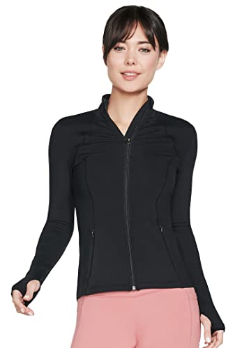 Skechers Damen Gowalk Jacket sweatshirt, Schwarz, M EU von Skechers