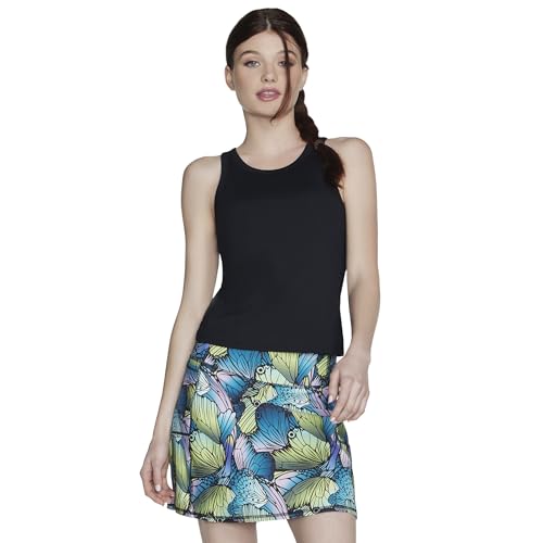 Skechers Damen Gowalk Shelf Bra Tank Weste, Bold Black, L von Skechers