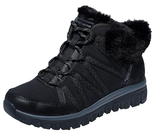 Skechers Damen Graceful-Hands Free Slip-In-Stiefelette, Schwarz/Schwarz, 36 EU von Skechers