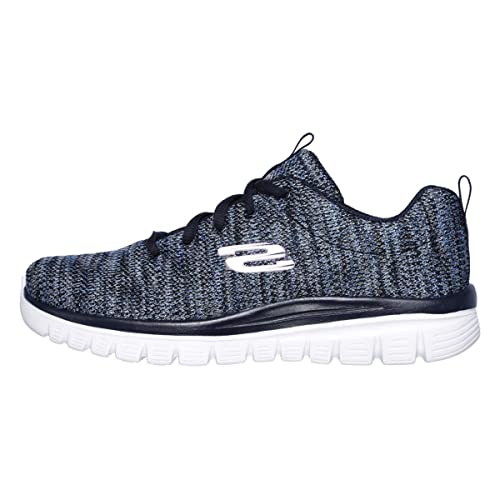 Skechers Damen Graceful-twisted Fortune Sneaker, Navy Blue, 39 EU von Skechers