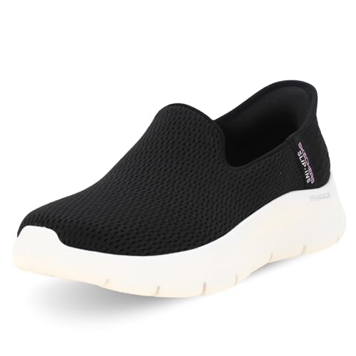 Skechers Hands Free Slip-ins Go Walk Damenschuhe mit Flex-Technologie, Schwarz/Weiß, 39 EU von Skechers