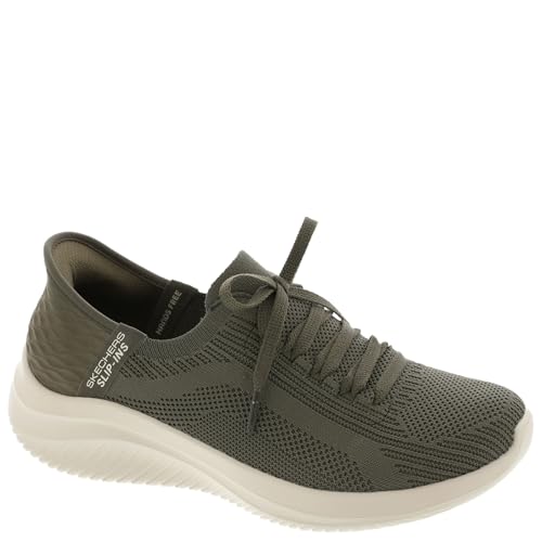 Skechers Damen Handfrei Slip-ins Ultra Flex 3.0 - Brilliant Path Sneaker, Oliv/Blatt für Mich (Leaf It to Me), 36.5 EU von Skechers