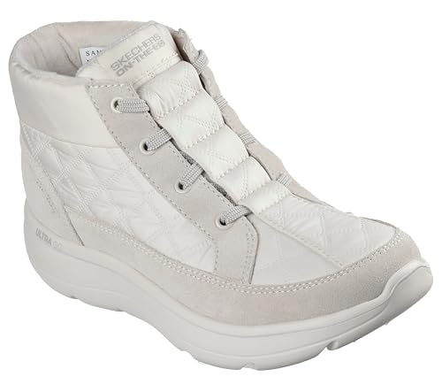 Skechers Damen Hands Free Slip-Ins On-The-Go Encore Gesteppte Nylon Chugga Stiefelette, Natürlich, 35.5 EU von Skechers