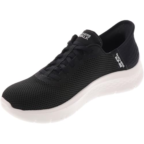 Skechers Damen Hands Free Slip-ins Go Walk Flex-Grand Entrance Sneaker, Schwarz, 39 EU Weit von Skechers