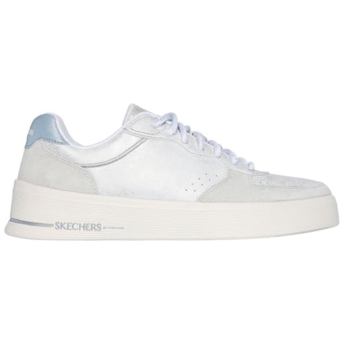 Skechers Damen Hiland Shimmering Splendid Sneaker, grau, 37.5 EU Skechers Damen Hiland Shimmering Splendid Sneaker, grau, 37.5 EU von Skechers