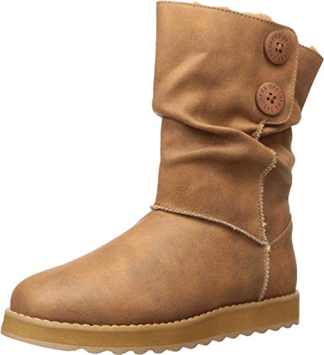 Skechers Damen Keepsakes 2.0-Upland-Mid Big Button Slouch Boot Halblange Stiefel, Kastanie, 40 EU von Skechers