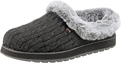 Skechers Damen Keepsakes - Ice Angel Low-Top Slipper, Charcoal, 38.5 EU von Skechers