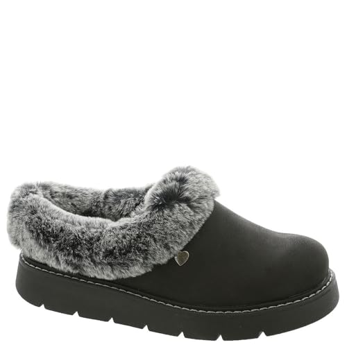 Skechers Keepsakes Lite Cozy Blend Hausschuhe für Damen, Schwarze Zierleiste, 39.5 EU von Skechers