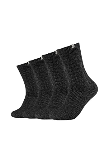 Skechers Damen Socken Warm & Cozy 4er Pack 35/38 black mouliné von Skechers