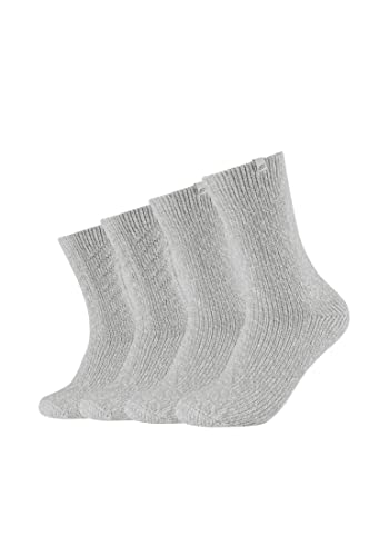 Skechers Damen Socken Warm & Cozy 4er Pack 35/38 fog mouline von Skechers