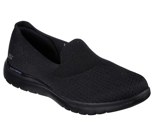Skechers Damen Loafers Flacher Slipper, Schwarz, 37 EU von Skechers