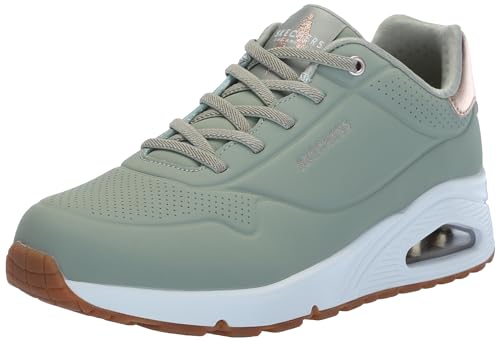 Skechers Herren Low-Top Sneaker BOBS Squad Chaos Prism Bold, Männer Sneakers,schnürschuhe,atmungsaktiv,Halbschuhe,Grün SAGE,39.5 EU von Skechers