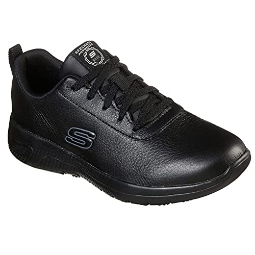 Skechers Damen MARSING GMINA Work Shoes, Black Prime Asia Leather, 38 EU von Skechers