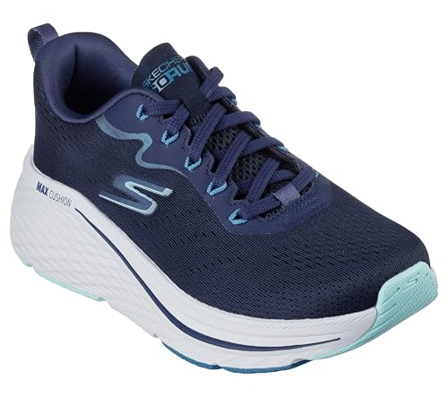 Skechers Damen Max Cushioning Elite 2.0 Levitate, Marineblauer Textilbesatz, 41 EU von Skechers
