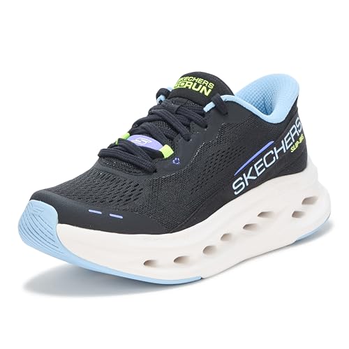 Skechers Damen MAX Cushioning Glide-Step Caledonia Sneaker, Black, 41 EU von Skechers