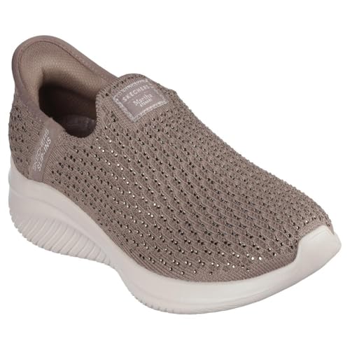 Skechers Damen Martha Stewar Ultra Flex 3.0-Dazzling Hands Free Slip-ins Sneaker, Mokka = Moc, 37.5 EU von Skechers