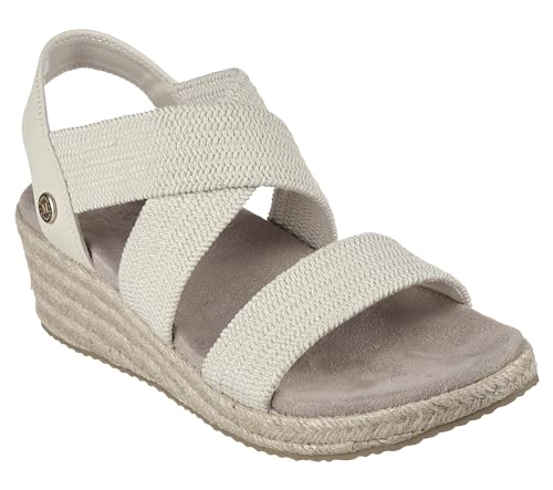 Skechers Damen Martha Stewart Arch Fit Beverlee-Brentwood Keilsandale, Cremeweiß, 37 EU von Skechers