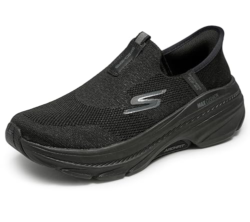 Skechers Damen Max Cushioning Arch Fit 2.0 Cambridge Sneaker, Black Textile/Trim, 40 EU von Skechers