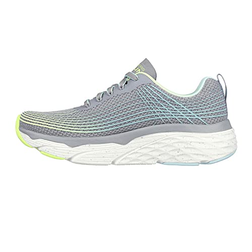 Skechers Damen Running, Sports Shoes, Grauer Stoff, Limettengrün, 41 EU von Skechers