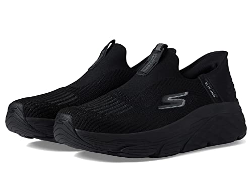 Skechers Damen Max Cushioning Elite Slip-Ins – glatter Übergang Sneaker, Schwarz, 39.5 EU Weit von Skechers