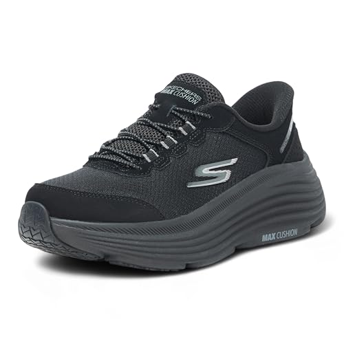 Skechers Women's Max Cushioning Endeavour Cardova Hands Free Slip-ins Sneaker, Schwarz, 40 EU von Skechers