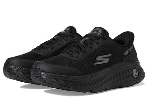 Skechers Damen Max Cushioning Hyper Craze 2.0 Hands Free Slip-In-Sneaker, Schwarz/Schwarz, 39 EU von Skechers