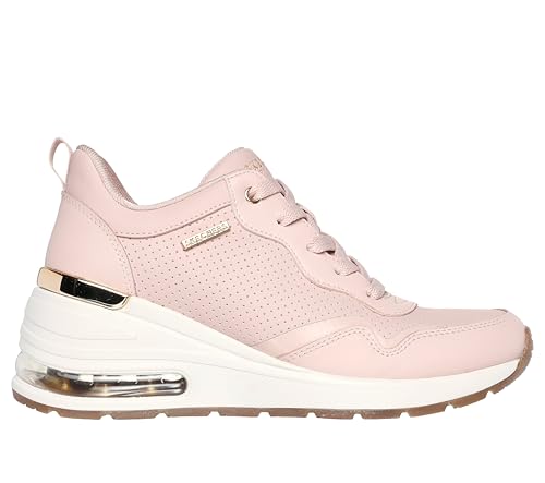 Skechers Damen Million Hotter AIR, Blush Duraleather/Leather Trim, 39.5 EU von Skechers