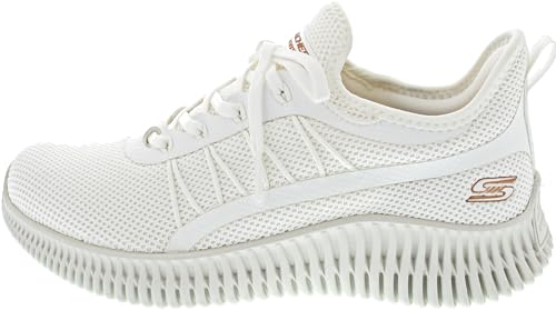 Skechers Damen Sneakers, Off White Knit/Synthetic Trim, 39 EU Skechers Damen Sneakers, Off White Knit/Synthetic Trim, 39 EU von Skechers