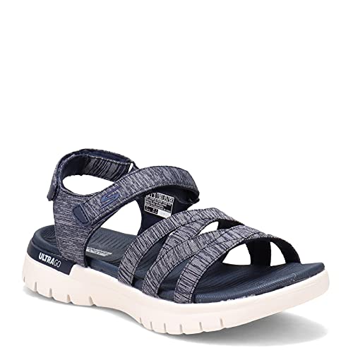 Skechers Damen ON-The-GO Flex Finest Sandale, Navy Textile, 40 EU von Skechers