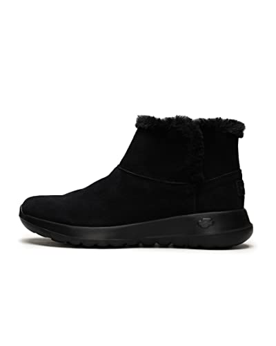 Skechers Damen On-the-go Joy - Bundle Up Klassisch Stiefeletten, Black Suede, 35 EU von Skechers