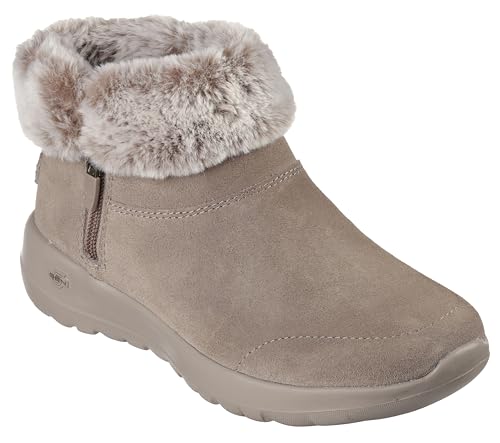 Skechers Damen ON-The-GO Joy-SAVVY Winter, Boots, Dark Taupe Suede, 37 EU von Skechers