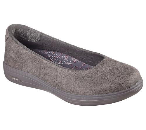 Skechers Damen On-The-Go Arch Fit Inspire-Windmore Ballerinas, Dark Taupe, 39.5 EU von Skechers