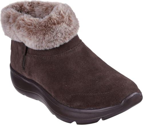 Skechers Damen On-The-Go Encore Snow-Capped Stiefelette, Chocolate Suede, 41 EU von Skechers