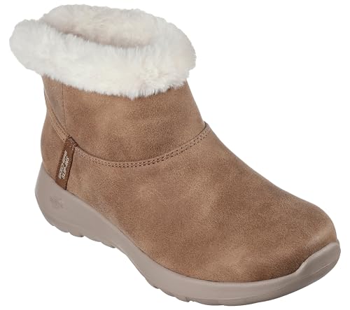 Skechers Damen On-The-Go Joy Cozy Dream Stiefelette, Chestnut Textile, 37.5 EU von Skechers