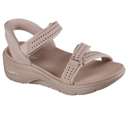 Skechers Damen On-The Go Walk Arch Fit 2.0 Hands Free Slip-ins Sandal-Candace Fischersandale, Taupe, 35 EU von Skechers