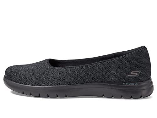 Skechers Damen On-The-go Flex-Cherished Ballerinas, Schwarz/Schwarz, 38.5 EU von Skechers