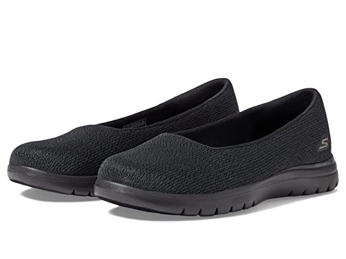 Skechers Damen On-The-go Flex-Cherished Ballerinas, schwarz/schwarz, 40 EU von Skechers