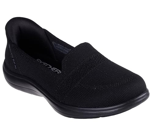 Skechers Damen On-The-go Flex Radiant Hands Free Slip-ins Loafe Slipper, Schwarz/Schwarz, 35 EU von Skechers