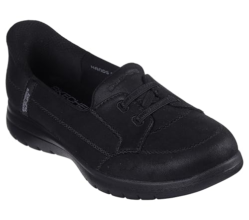 Skechers Damen On-The-go Flex-Source Hands Free Slip-ins Flacher Slipper, Schwarz, 36.5 EU Weit von Skechers
