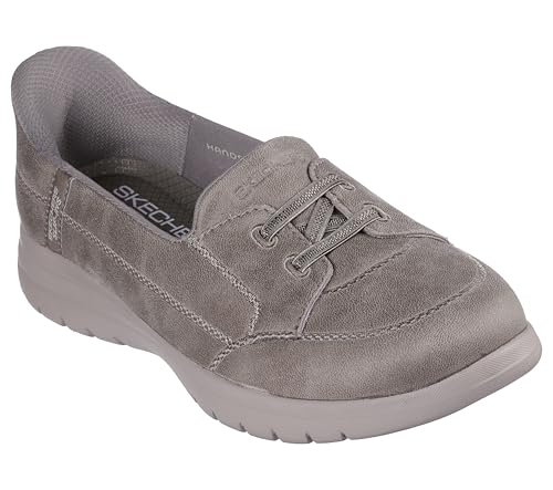 Skechers Damen On-The-go Flex-Source Hands Free Slip-ins Flacher Slipper, Taupe, 38.5 EU Weit von Skechers