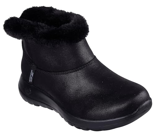 Skechers Damen On-The-Go Joy Cozy Dream Stiefelette, Black Textile, 39.5 EU von Skechers
