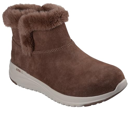 Skechers Damen On-The-Go Stellar Cozy Step Stiefelette, Chocolate Suede, 39.5 EU von Skechers