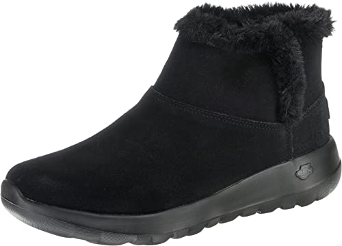 Skechers Damen On-the-go Joy - Bundle Up Klassisch Stiefeletten, Black Suede, 36.5 EU von Skechers