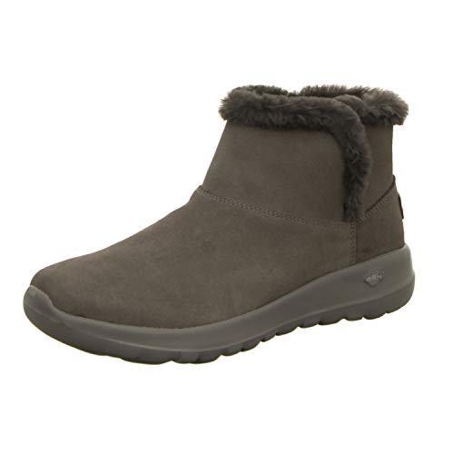 Skechers Damen On-the-go Joy - Bundle Up Klassisch Stiefeletten, Charcoal Suede, 41 EU von Skechers