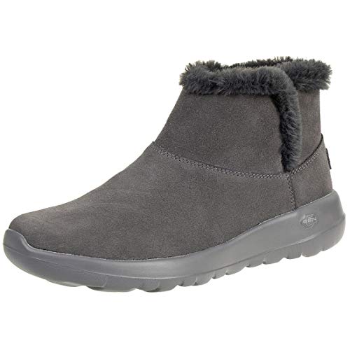 Skechers Damen On-the-go Joy - Bundle Up Klassisch Stiefeletten, Charcoal Suede, 42 EU von Skechers